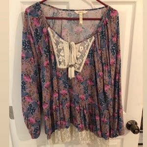 Women’s Long Sleeve Flowy Matilda Jane Top